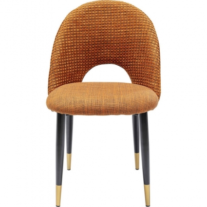 Стул KARE DESIGN Hudson оранжевого цвета 47x56x83 см,  стиль современный