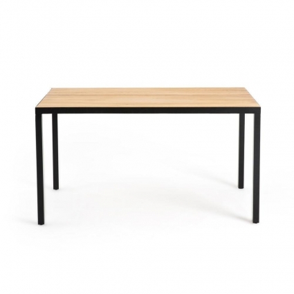 Обеденный стол La Redoute Nova с дубовой столешницей, 140x80x75 см,  стиль современный