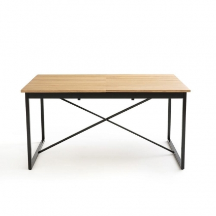 Обеденный раздвижной стол La Redoute Nova с дубовой столешницей, 230x90x76 см,  стиль современный