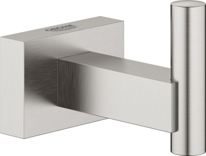 Крючок Grohe Essentials Cube 40511DC1 суперсталь в стиле hi-tech