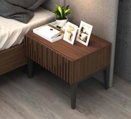 Прикроватная тумбочка MOD INTERIORS Menorca с выдвижным ящиком, 59x45x45 см,  стиль скандинавский
