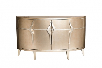 Комод Garda Decor из натурального дерева и МДФ для белья,  стиль классический