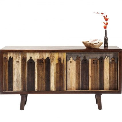 KARE DESIGN Буфет Skyline из древесины манго для белья,  стиль лофт