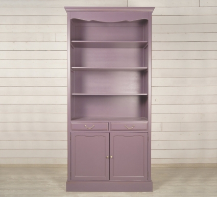 Шкаф "Этажерка Leontina lavanda" 104x40x220 см,  стиль классический
