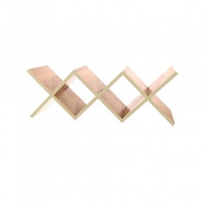 Полка для гостиной Woodi Woo Shelf бежевого цвета 80x30x30 см,  стиль скандинавский