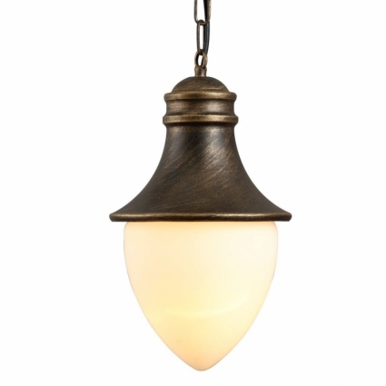 Уличный подвесной светильник Arte Lamp Vienna A1317SO-1BN в классическом стиле, цвет коричневый