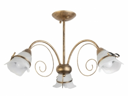 Потолочная люстра Toplight Bridget TL3620X-03 в стиле прованс, цвет белый