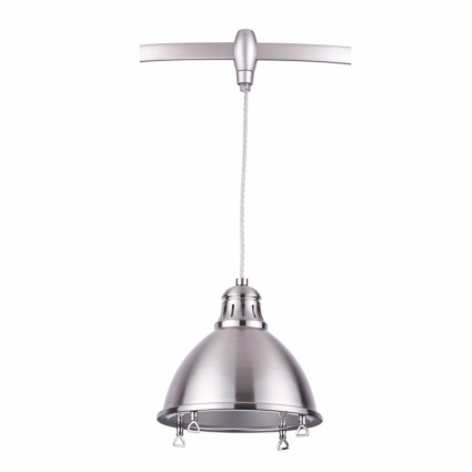 Трековый светильник Odeon Light Breta 3807/1A в стиле лофт, цвет матовый никель