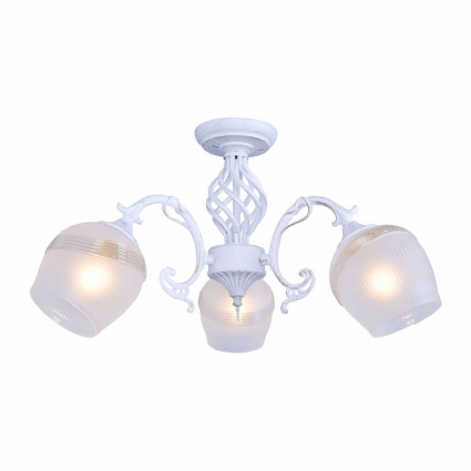 Потолочная люстра Toplight Iris TL1140-3H в стиле прованс, цвет белый