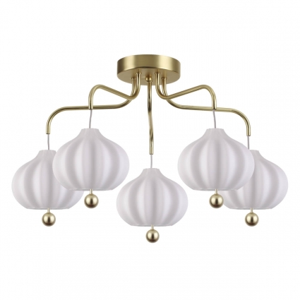 Потолочная люстра Lumion Juliet 4459/5C цвет белый, мощность 300 Вт