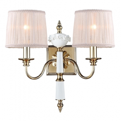 Бра Crystal Lux Adagio AP2N цвет белый, мощность 120 Вт