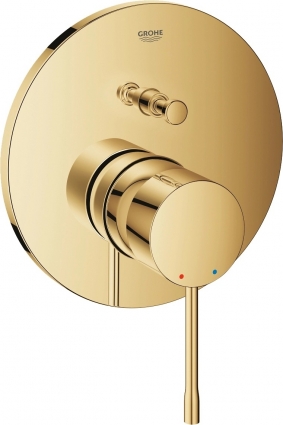 Смеситель Grohe Essence Pro 24167GL1 для ванны с душем, холодный рассвет, однорычажный, золото