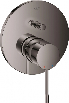 Смеситель Grohe Essence Pro 24167A01 для ванны с душем, темный графит, однорычажный, черный