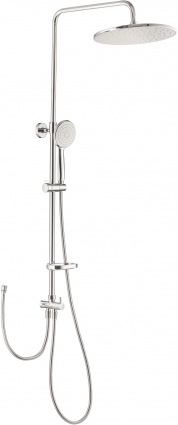 Душевая стойка Swedbe Calypso 5101 хром, штанга 117 см, шланг 150 см