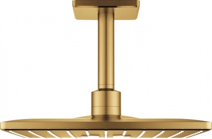 Верхний душ Grohe Rainshower SmartActive 310 Cube 26481GN0 холодный рассвет золото, штанга 22.2 см