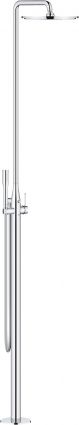 Душевая стойка Grohe Essence New 23741001 напольная, хром, штанга 229.8 см, шланг пластиковый 175 см