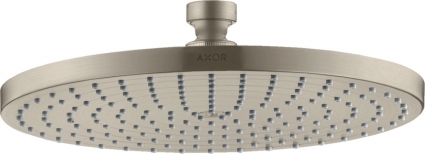 Верхний душ Axor Starck 28494820 шлифованный никель цвет сталь, штанга 6 см