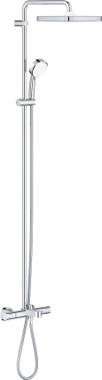 Душевая стойка Grohe Tempesta Cosmopolitan System 250 26691000 с термостатом, хром, штанга 162.3 см