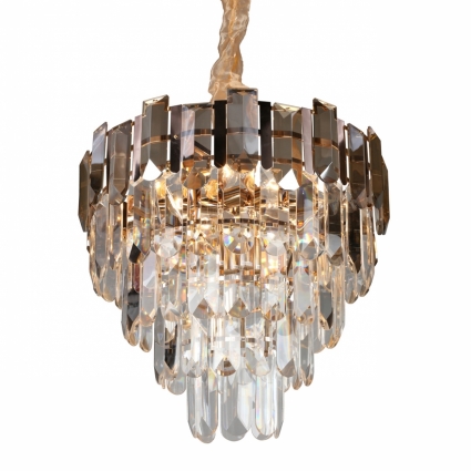 Подвесная люстра Omnilux Lariano OML-81303-13 цвет золотой, мощность 520 Вт
