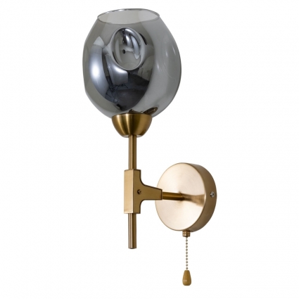 Бра Arte Lamp Yuka Smoky A7759AP-1PB мощность 60 Вт