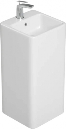 Рукомойник Mira MR-4040NP квадратная, цвет белый
