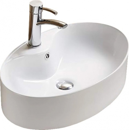 Раковина Melana 320301-805 55 см овальная, цвет белый, на столешницу