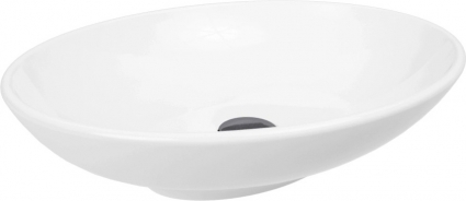 Раковина Bien Harmony HRLG05901FD0W5000 овальная, цвет белый, на столешницу