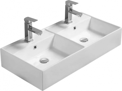 Раковина Melana 7063BDB-805 прямоугольная, цвет белый, на столешницу