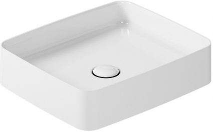 Рукомойник Galassia SmartB 7414 45x38 прямоугольная, цвет белый, на столешницу