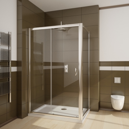 Душевой уголок Radaway Premium Plus DWJ+S 110x75 прозрачное стекло прямоугольный, двери раздвижные