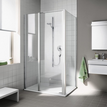 Душевой уголок Kermi Cada XS CK 1GL 09020 VPK 90x90 см, L, квадратный, двери распашные