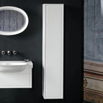 Шкаф-пенал Laufen The New Classic 4.0606.1.085.631.1 L, белый глянцевый, подвесной, с дверками