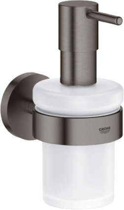 Дозатор Grohe Essentials 40394 темный графит, матовый, подвесной
