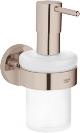 Дозатор Grohe Essentials 40394 никель, глянец, подвесной