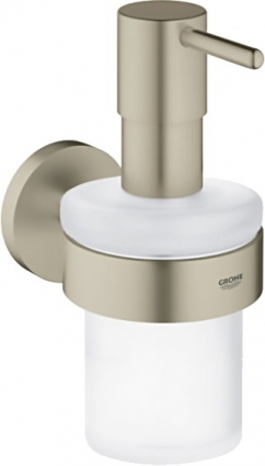 Дозатор Grohe Essentials 40394 никель, матовый, подвесной