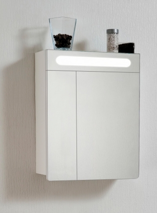 Зеркало-шкаф Edelform Glass 60 правое, с подсветкой