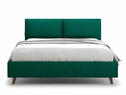 Кровать MYROOM Family Trazimeno 160х200 зеленого цвета с изголовьем, без ящиков