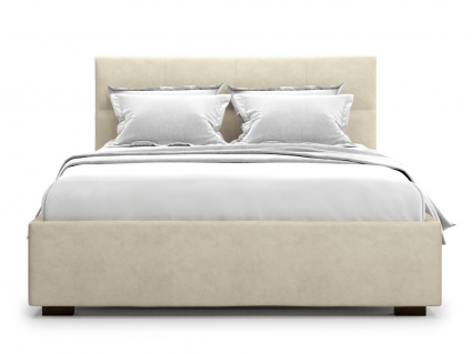 Кровать MYROOM Family Garda 160х200 бежевого цвета с подъемным механизмом , с изголовьем, с ящиком для хранения
