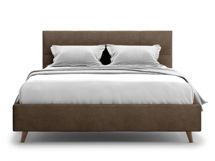 Кровать MYROOM Family Garda 160х200 коричневого цвета с изголовьем, без ящиков