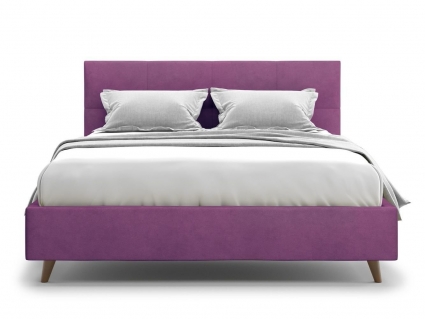 Кровать MYROOM Family Garda 160х200 фиолетового цвета с изголовьем, без ящиков