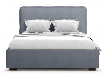 Кровать MYROOM Family Brachano 180х200 серого цвета с изголовьем, без ящиков