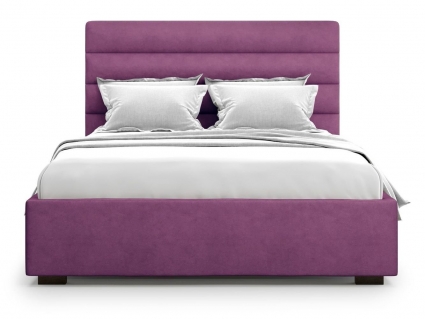 Кровать MYROOM Family Karezza 140х200 фиолетового цвета с изголовьем, без ящиков