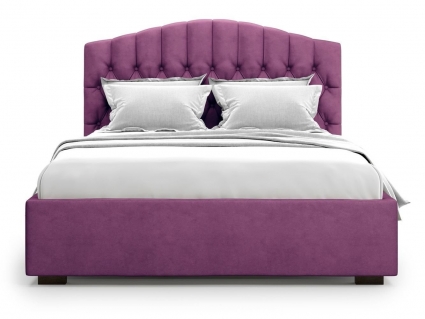 Кровать с подъемным механизмом MYROOM Family Lugano 160х200 фиолетового цвета, с изголовьем, с ящиком для хранения