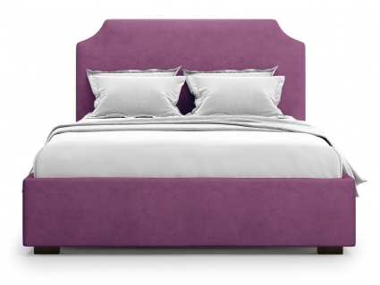 Кровать MYROOM Family Izeo с подъемным механизмом 180х200 фиолетового цвета, с изголовьем, с ящиком для хранения