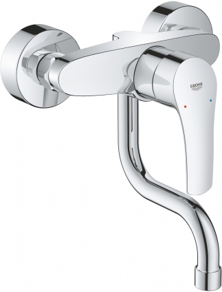 Смеситель Grohe Eurosmart 31509003 для кухонной мойки однорычажный, хром