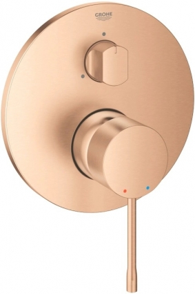 Смеситель Grohe Essence 24169DL1 для ванны с душем, теплый закат, однорычажный, медь