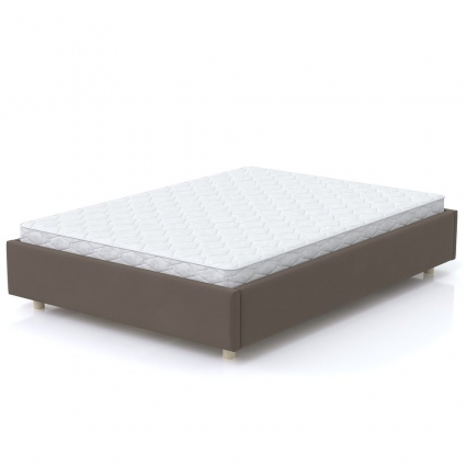 Кровать AnderSon SleepBox 160x200 коричневого цвета без изголовья, без ящиков