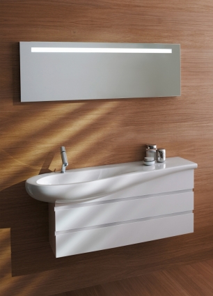 Мебель для ванной Laufen Alessi one 4.2452.0.097.631.1 глянцевая, левая