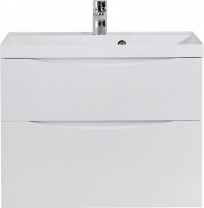 Тумба для комплекта BelBagno Marino H80 bianco lucido подвесная, с ящиками