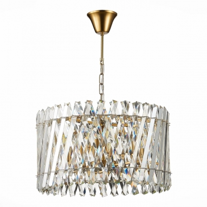 Подвесная люстра ST Luce Fabio SL1170.303.06 в стиле модерн, цвет латунь